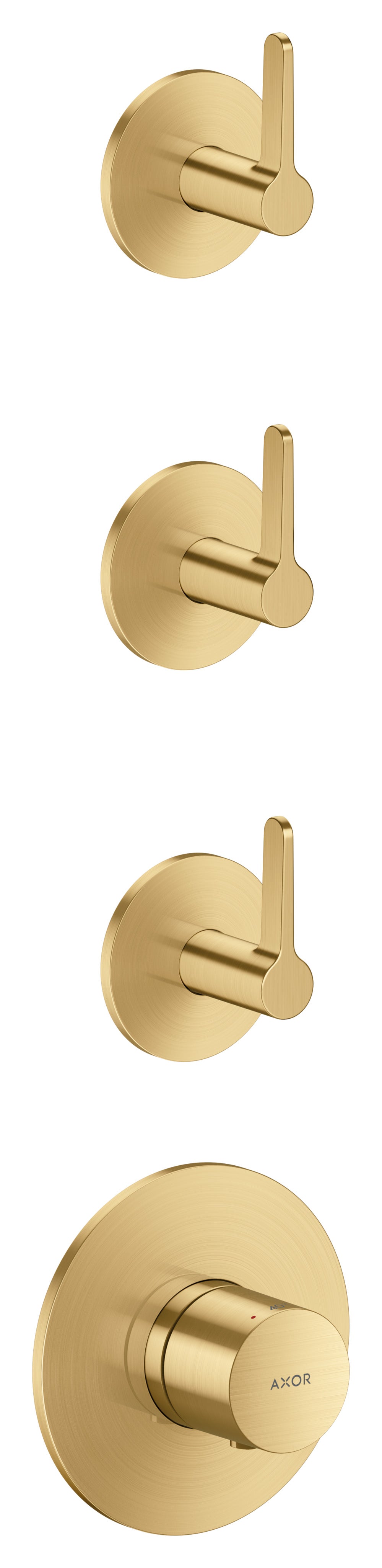 AXOR One Thermostatic module for concealed installation for 3 functions with lever handle