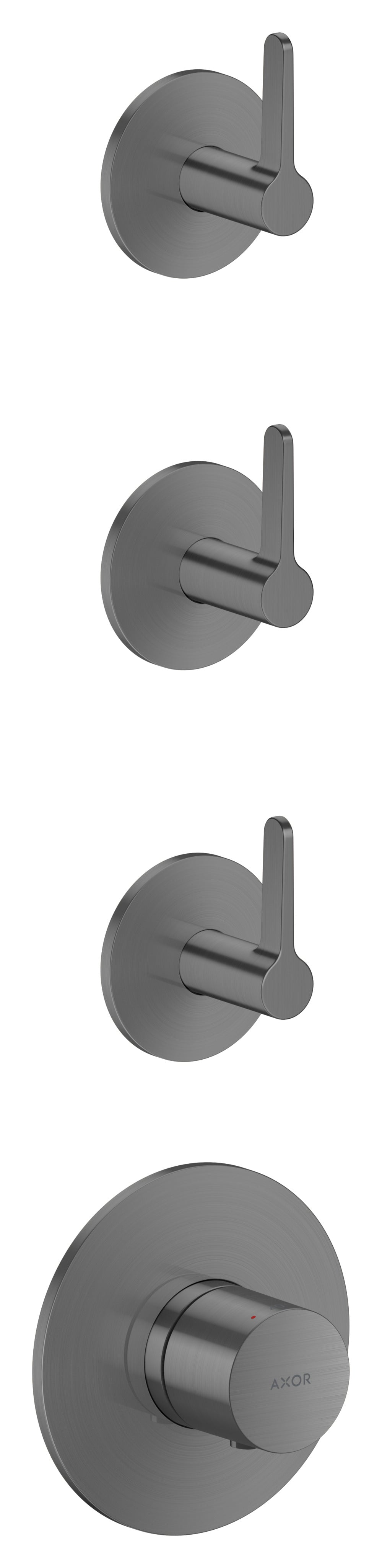 AXOR One Thermostatic module for concealed installation for 3 functions with lever handle