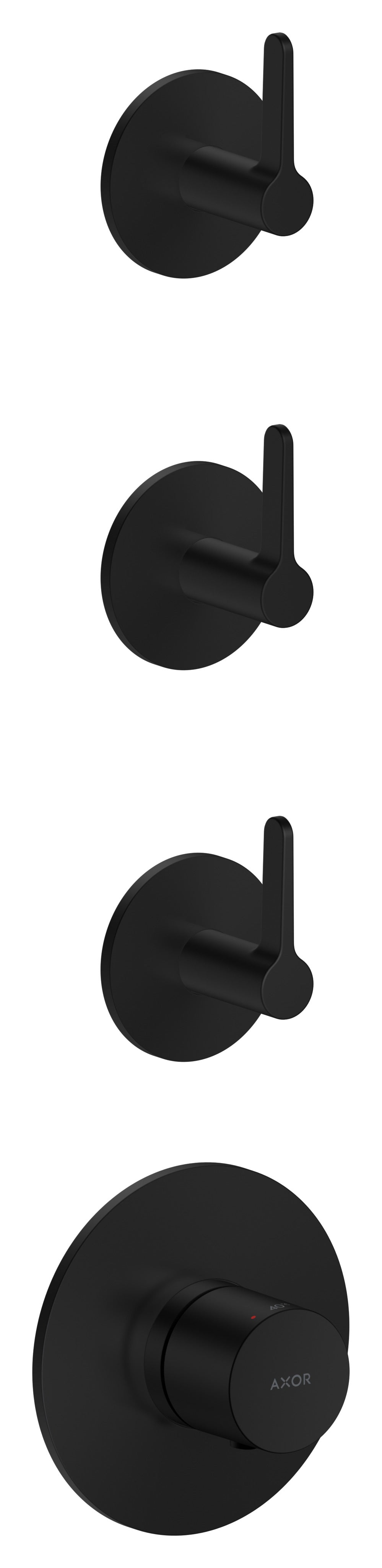 AXOR One Thermostatic module for concealed installation for 3 functions with lever handle