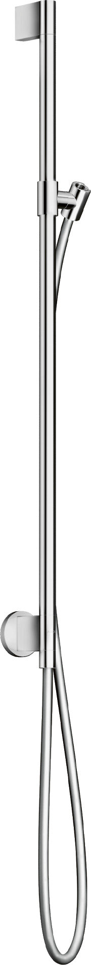 AXOR One Shower rail 0.90 m with wall connection and shower hose 1.6 m ...
