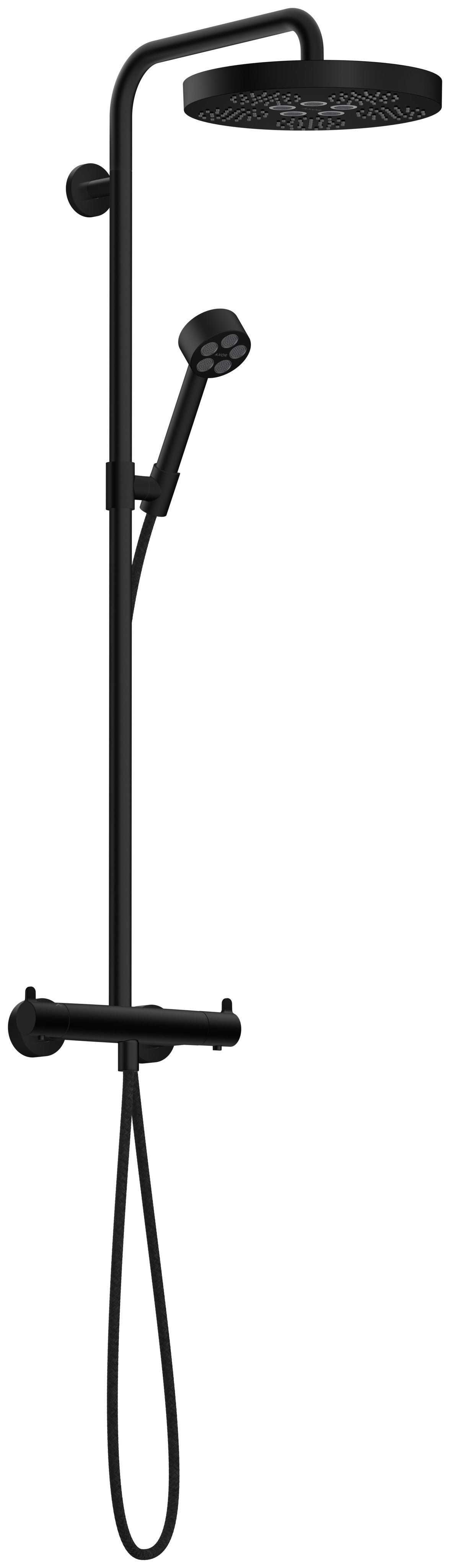 AXOR One Showerpipe with thermostat and overhead shower 280 1jet