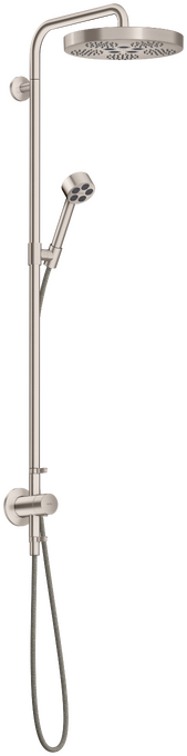AXOR One Showerpipe with thermostat and overhead shower 280 1jet EcoSmart for concealed installation