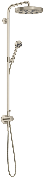 AXOR One Showerpipe with thermostat and overhead shower 280 1jet EcoSmart for concealed installation