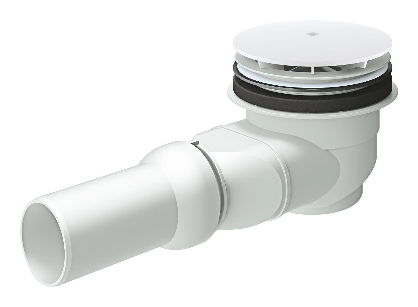 Waste set for universal shower tray
