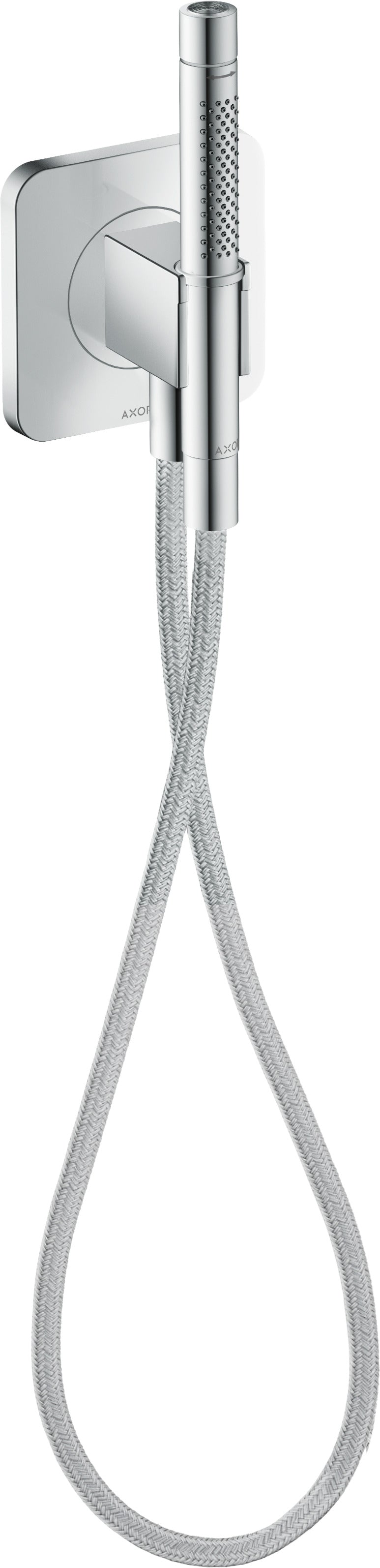 AXOR Citterio C Porter unit 120/120 softsquare with baton hand shower 2jet and textile shower hose