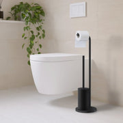 Smedbo Toilet Roll Holder Toilet Brush Free Standing