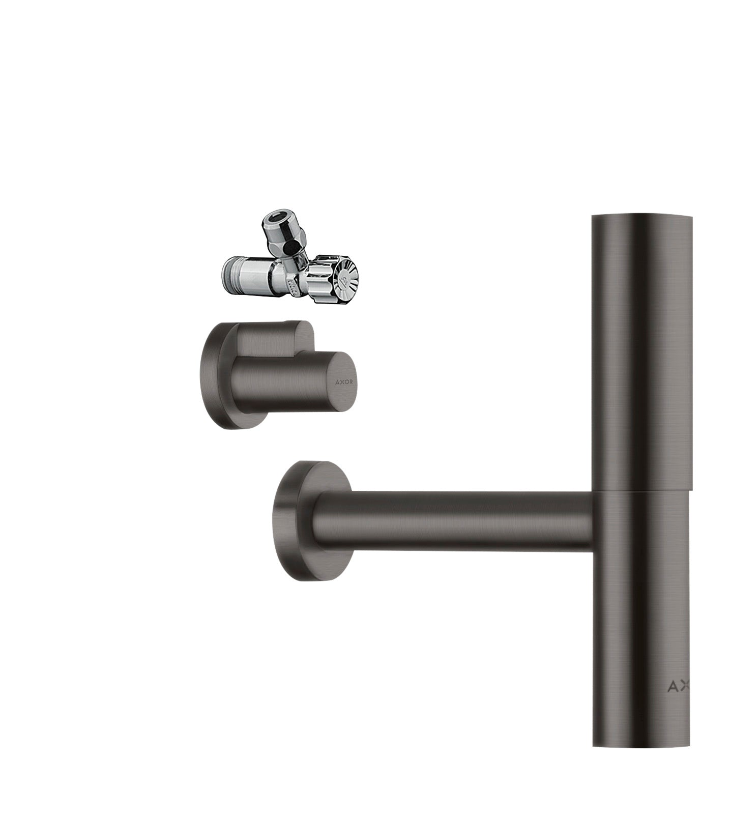 Bottle trap Flowstar design set with angle valves