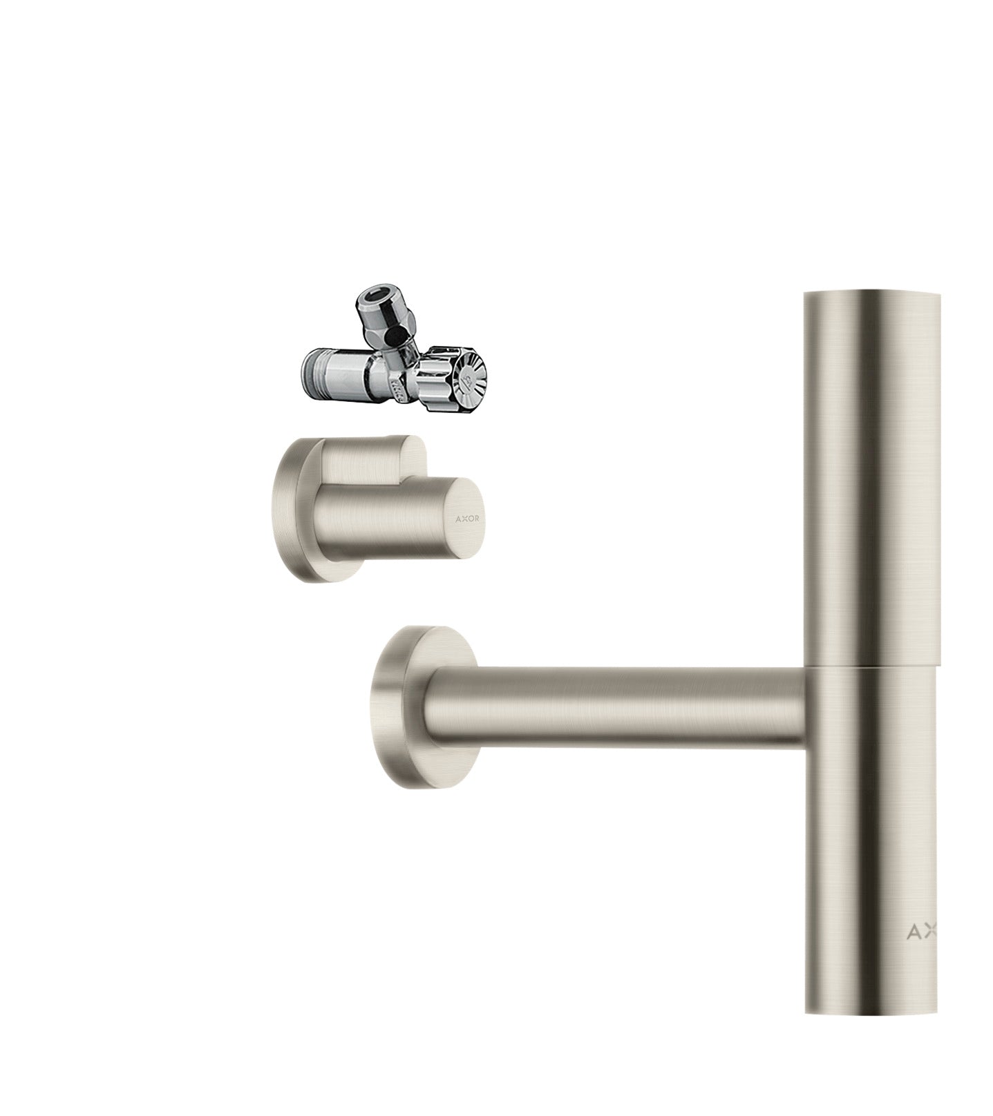 Bottle trap Flowstar design set with angle valves