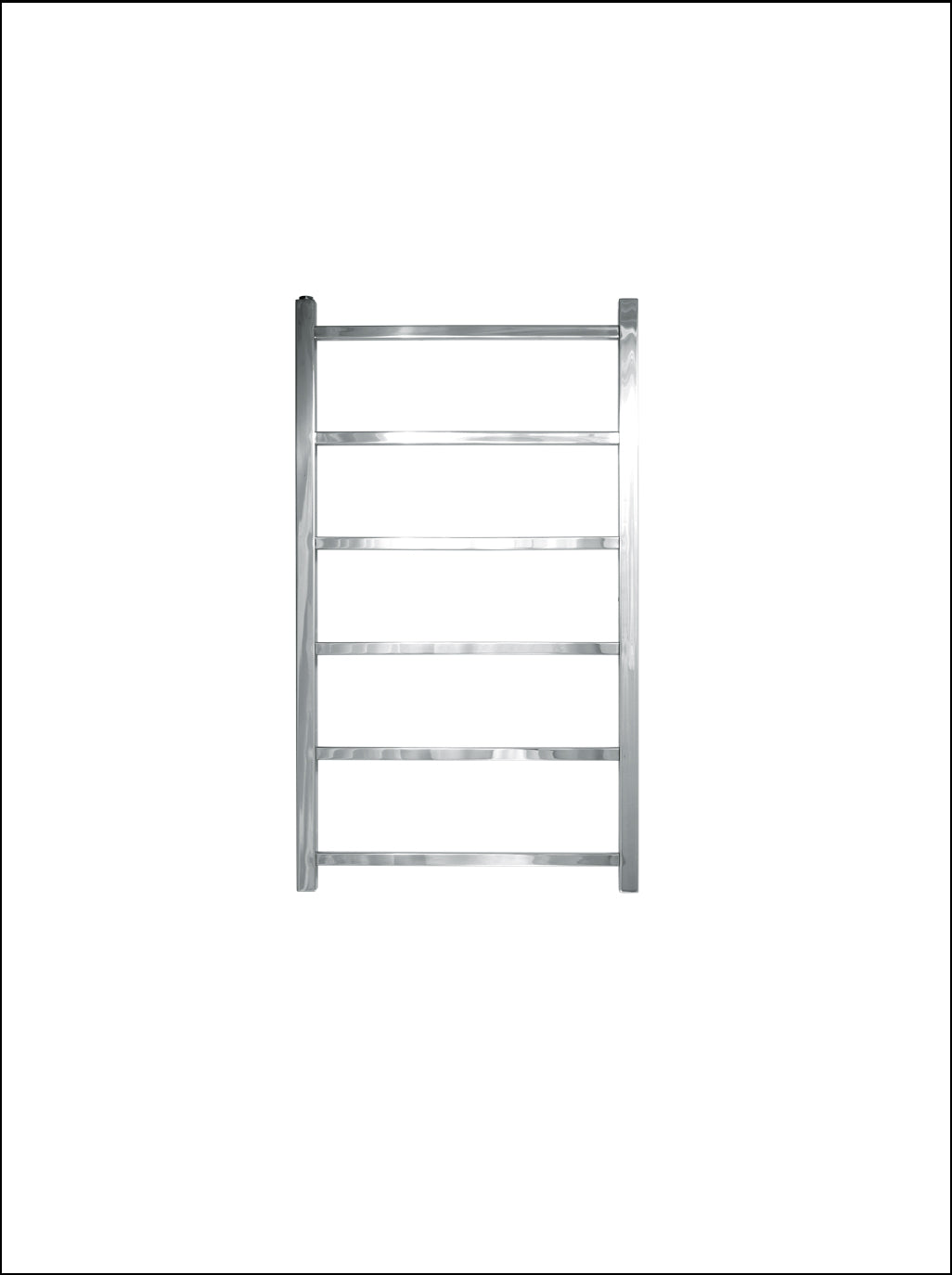 Brunswick Flat Fronted Towel Rail 900x520mm