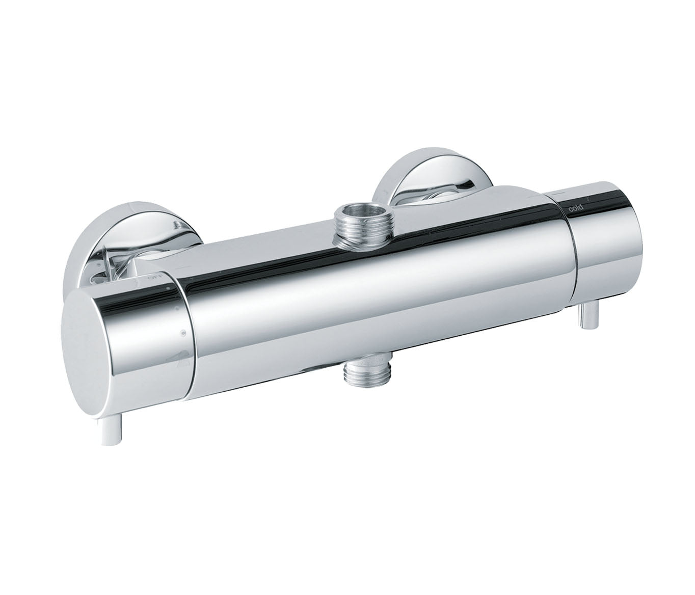 FLORENCE THERMOSTATIC BAR VALVE WITH
 2 OUTLET WALL MOUNTED
