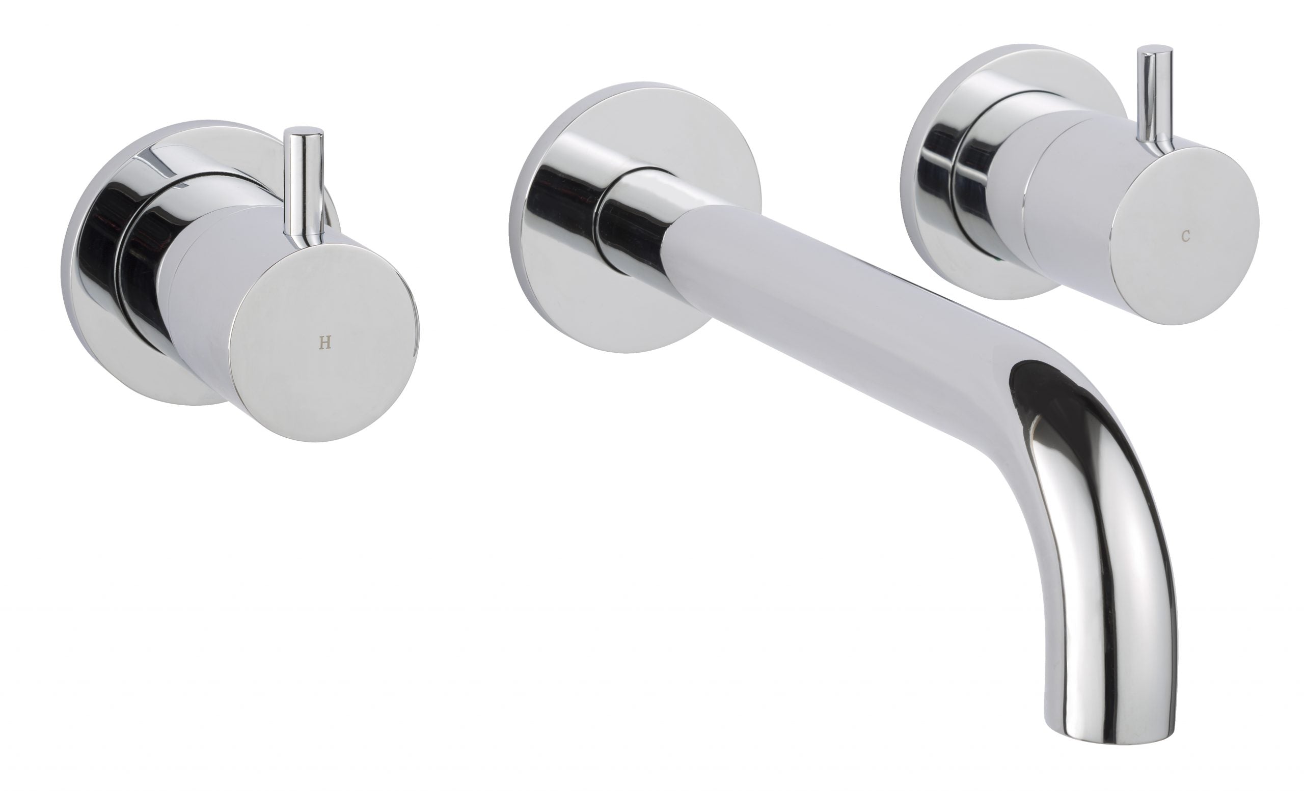 FLORENCE 3 HOLE WALL MOUNTED BASIN MIXER