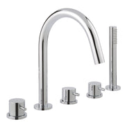 FLORENCE 5 HOLE BATH AND SHOWER MIXER