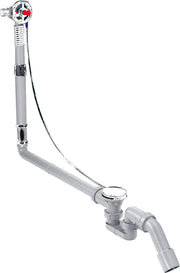 Exafill S Basic set for bath filler with waste and overflow set for large bathtubs