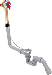Exafill Basic set for bath filler with waste and overflow set for standard bathtubs