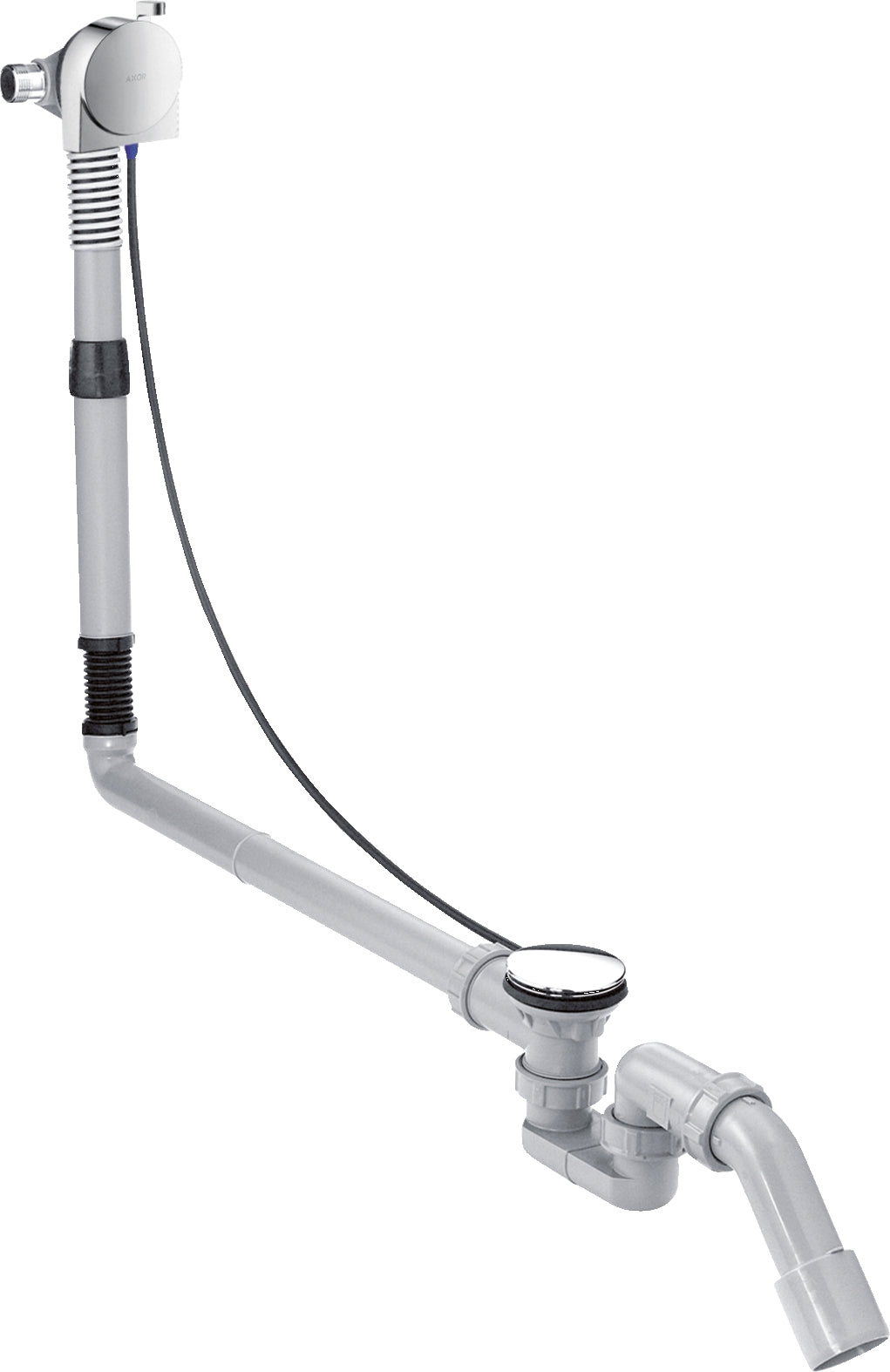Complete set bath filler, waste and overflow set for special bath tubs
