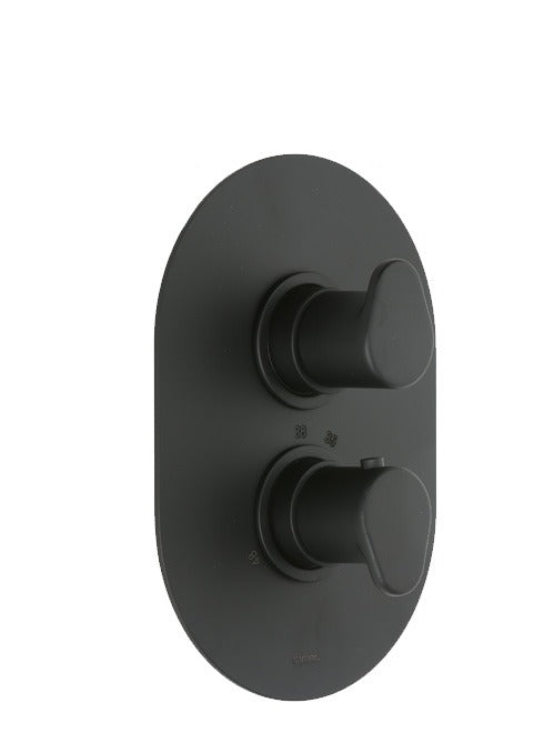 BLACK - Viva 2 Control Thermo Valve - 1 outlet