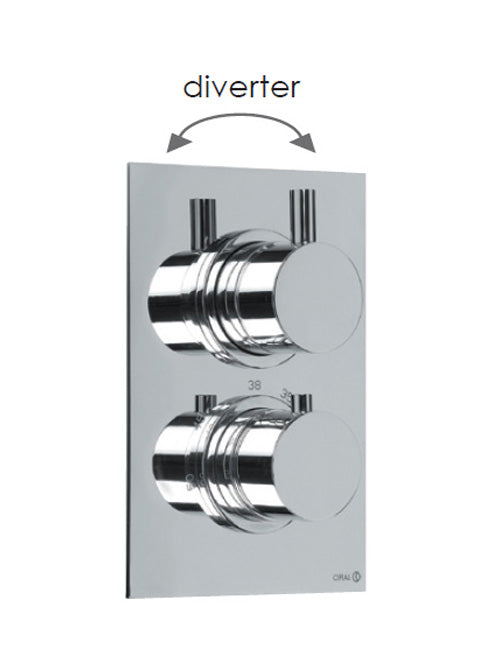 TECHNO 465 - 2 Control Thermo Valve - 2 outlets