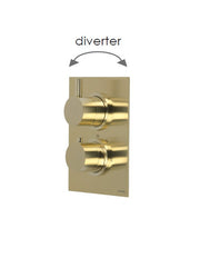 X11 - 2 Control Thermo Valve - 2 outlets - PVD