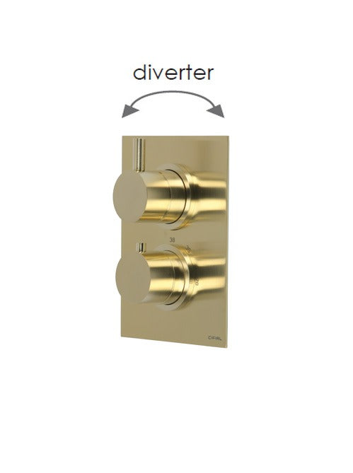 X11 - 2 Control Thermo Valve - 2 outlets - PVD