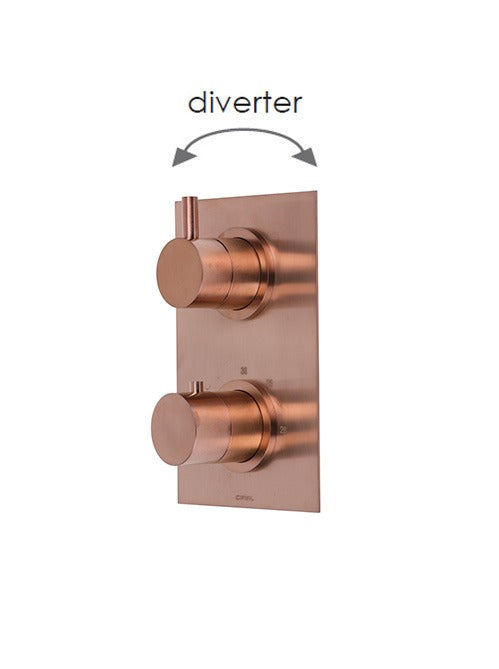 X11 - 2 Control Thermo Valve - 2 outlets - PVD