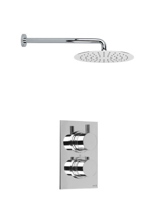 TECHNO 465 - Thermostatic Ultra Fixed Shower Kit
