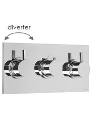 BLACK - Techno 3 Control L/Scape Valve - 3 outlets