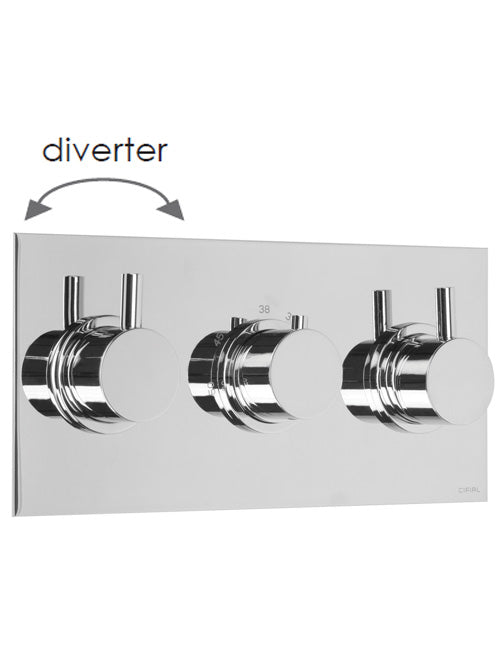 BLACK - Techno 3 Control L/Scape Valve - 3 outlets