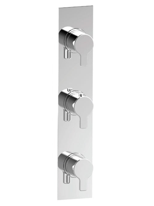 SLIM Coule Vertical 2 Control 3 Handle Thermo 2 outlets