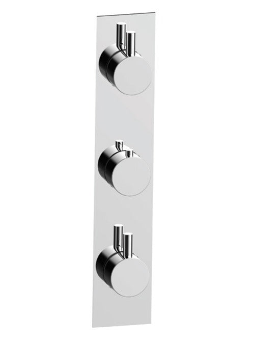 SLIM Techno Vertical 3 Control 2 Handle Thermo 2 outlets