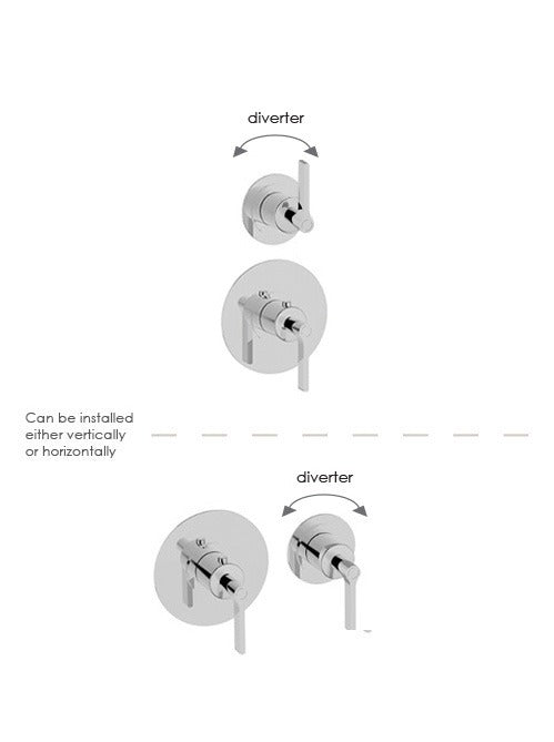 LAYLA - 2 Control Valve 2 Outlet - Lever