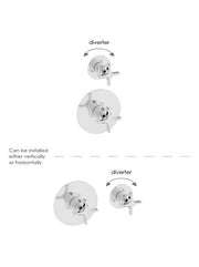 LAYLA - 2 Control Valve 2 Outlet - Cross