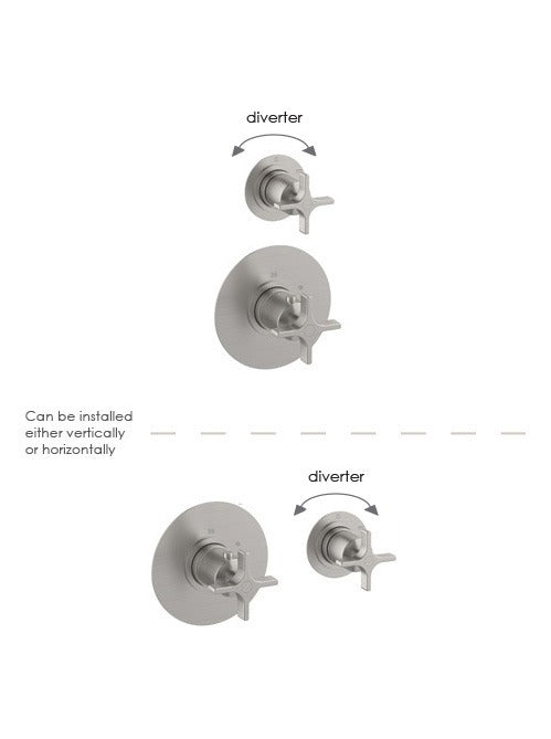 LAYLA - 2 Control Valve 2 Outlet - Cross