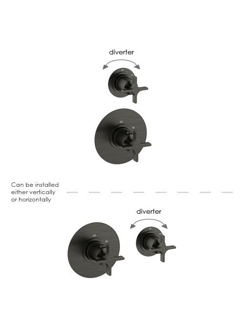 LAYLA - 2 Control Valve 2 Outlet - Cross