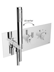 TECHNO 465 2 Control Landscape Thermo Shower 2 outlets