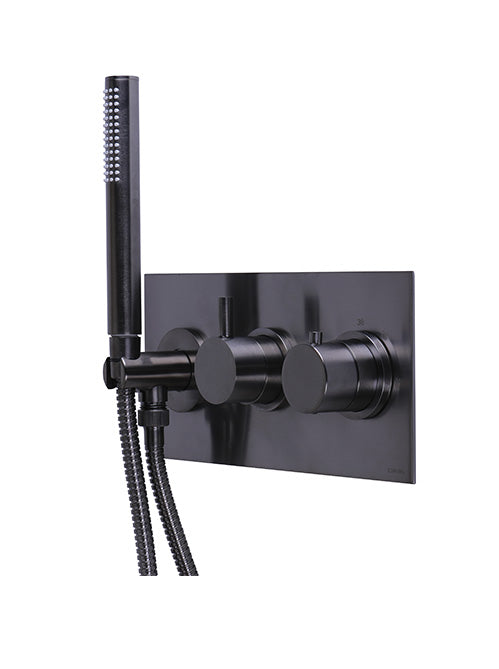 X11 - 2 Control Landscape Thermo Shower 2 outlets- PVD