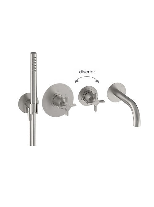 LAYLA - Bath Shower System - Cross