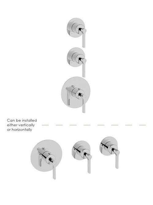 LAYLA - 3 Control Valve 2 Outlet - Lever