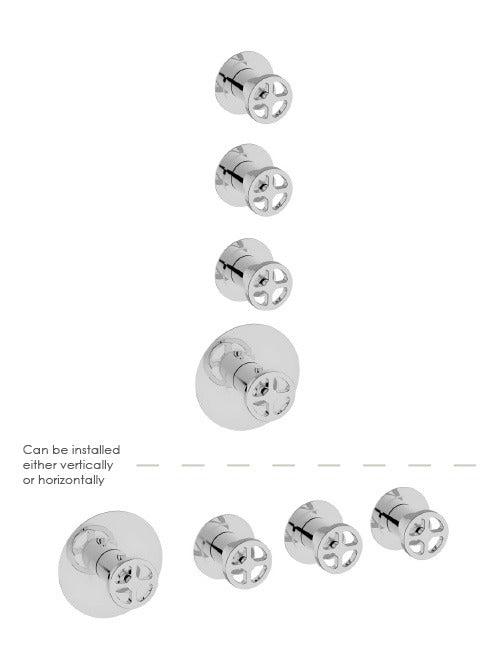 LAYLA - 4 Control Valve 3 Outlet - Wheel