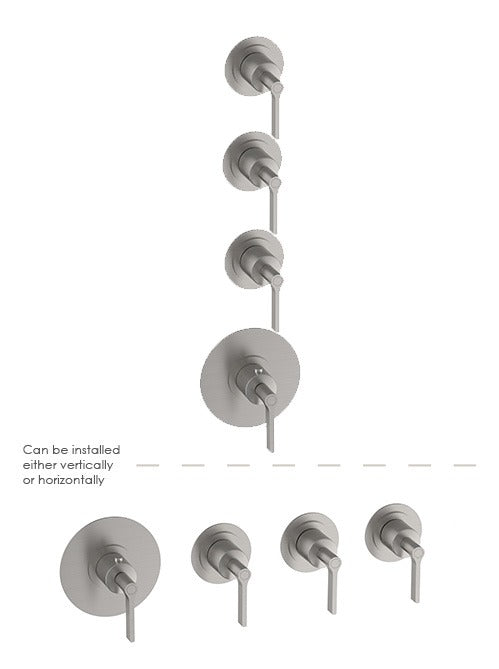 LAYLA - 4 Control Valve 3 Outlet - Lever
