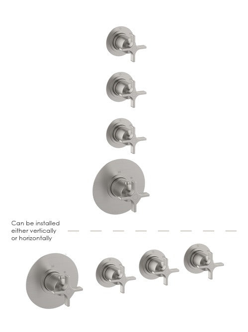 LAYLA - 4 Control Valve 3 Outlet - Cross