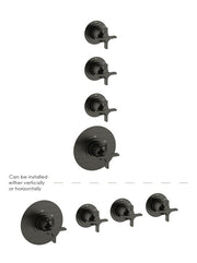 LAYLA - 4 Control Valve 3 Outlet - Cross