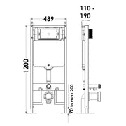 Frame & Cistern for Suspended Pan