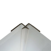 Nuance Internal Corner for Acrylic Panels Aluminium