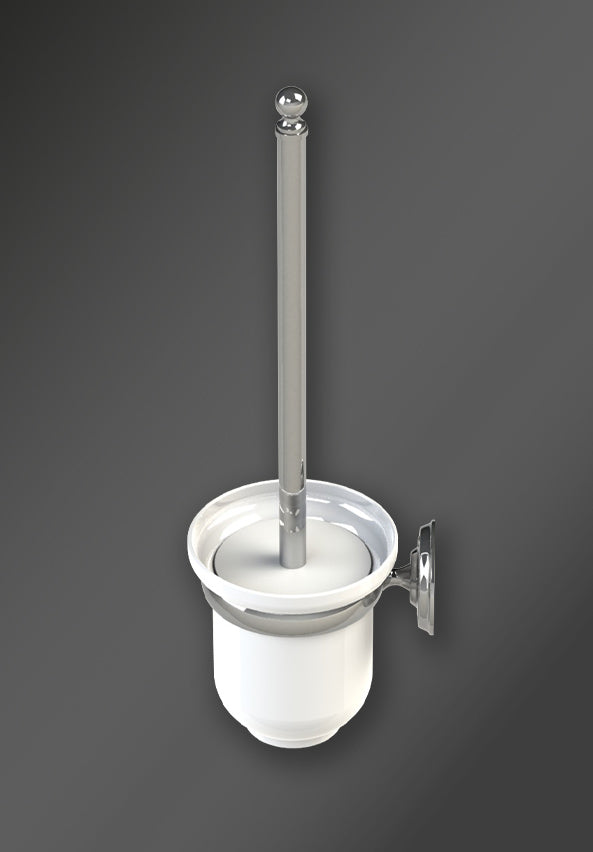 STOCKHOLM TOILET BRUSH SET WALL MOUNTED CHROME