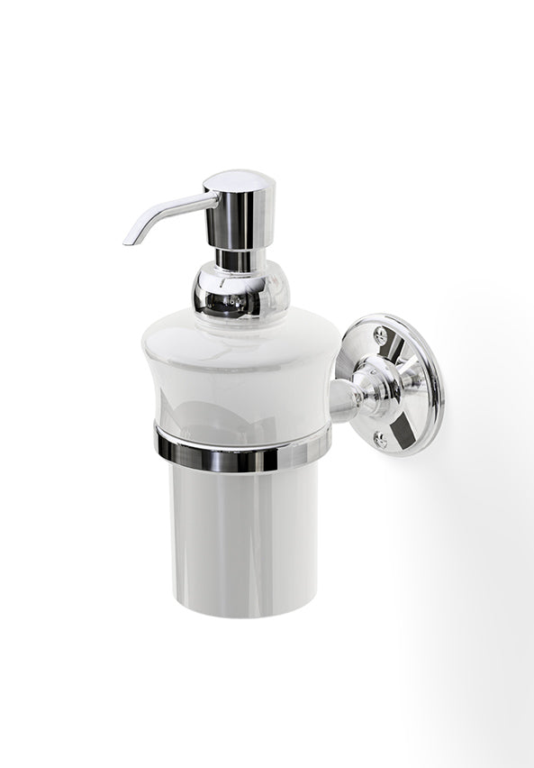 STOCKHOLM LOTION BOTTLE AND HOLDER CHROME