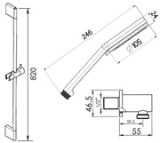 AIR DUAL - Economy Slider Bar Flexi Kit
