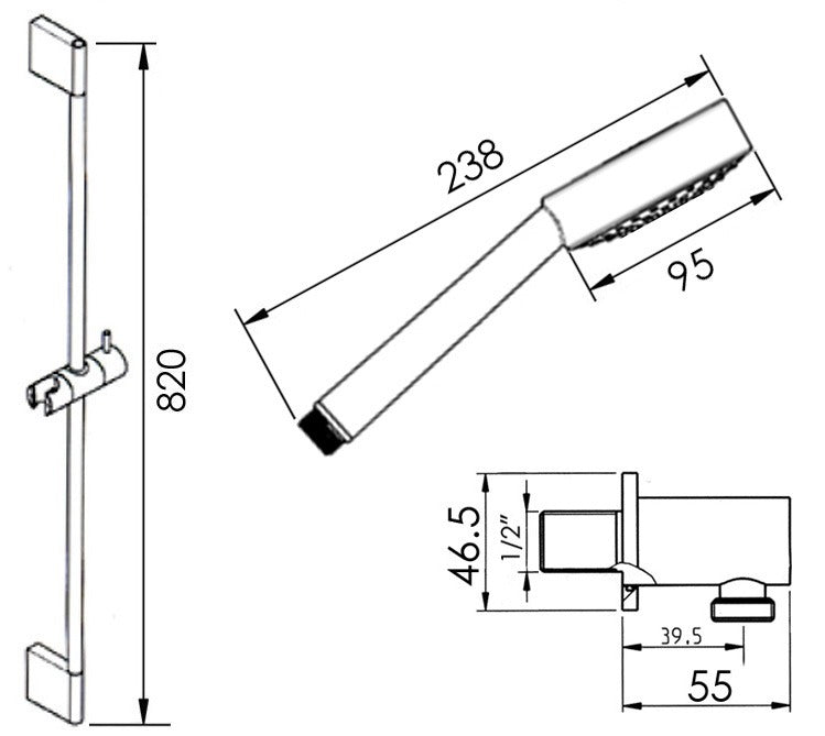 TENSOR 95 - Economy Slider Bar Flexi Kit