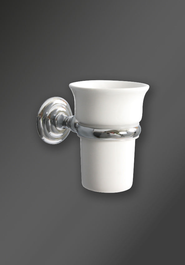 RICHMOND TUMBLER AND HOLDER CHROME