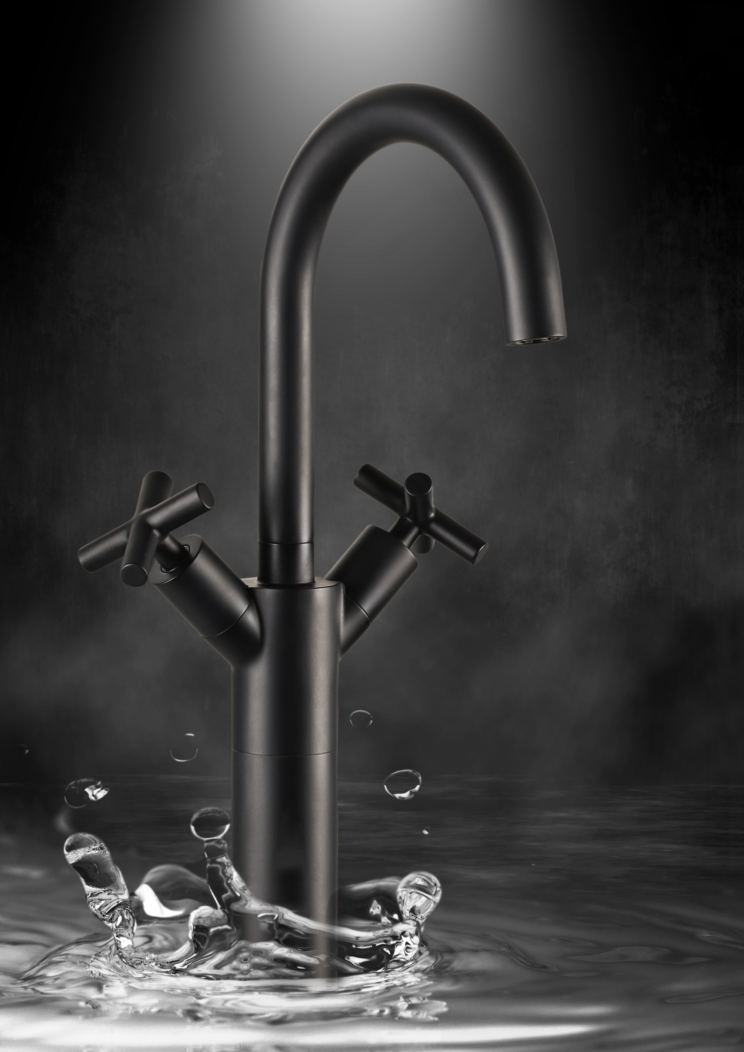 SOLEX MONO DECK MOUNTED, SWIVEL SPOUT BASIN MIXER, WITH POP UP WASTE