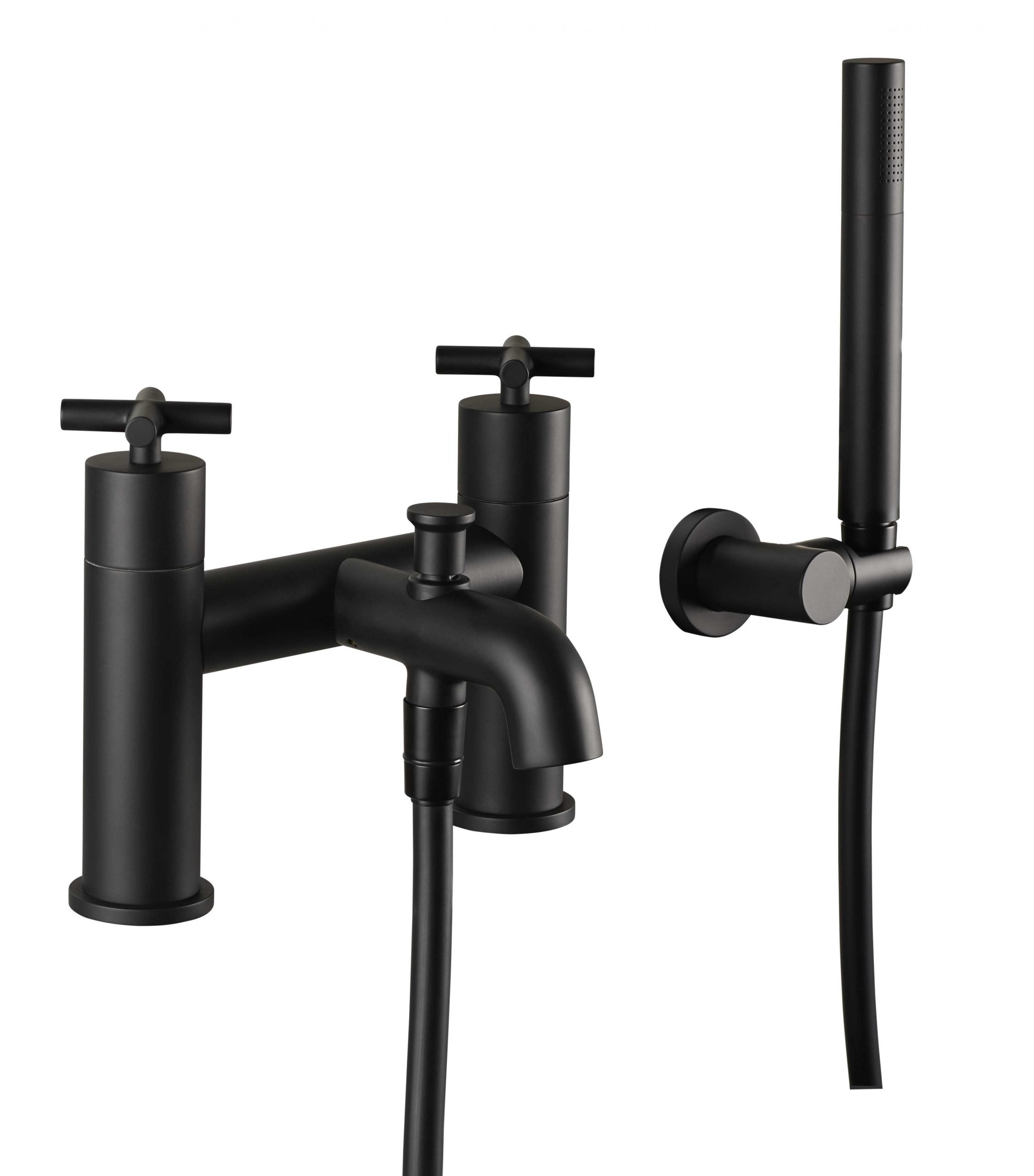 SOLEX DECK MOUNTED BATH SHOWER MIXER WITH KIT